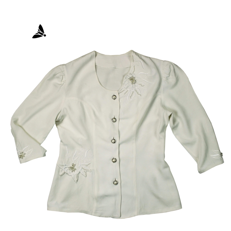 Dallarda Beyaz Çiçekler - 1